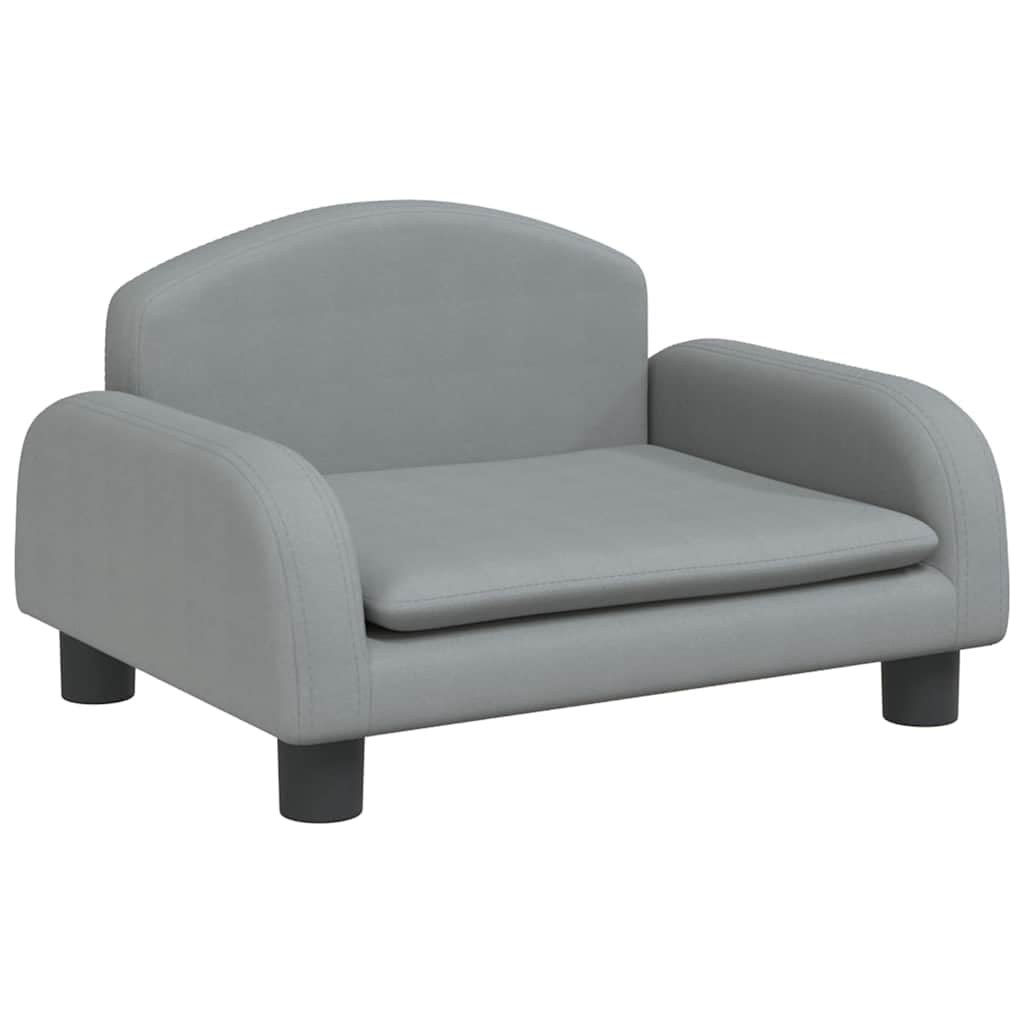 Cama para perro, color gris claro, 50 x 40 x 30 cm