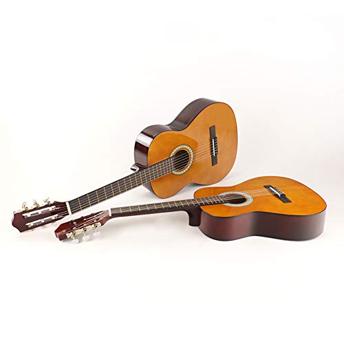 Strong Wind Classical Acoustic Guitar 36 Inch Nylon Strings Guitar Beginner Kit for Students Children Adult