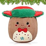 Doudou de Noël : vous recevrez 1 x peluche de Noël de 20 cm, aspect adorable, la taille parfaite du doudou mignon est très approprié pour être câlin et porté par les enfants, compagnon idéal pour les enfants