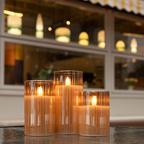 Angelloong HU-XI-45 Glass Led Flameless Candles Battery Operated thumb #2