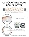 ROLLINGDOG 12 Inch Paint Roller Cover - Large Paint Roller Sleeve for Ceiling,Wall,Floor,Decks Painting (1/2
