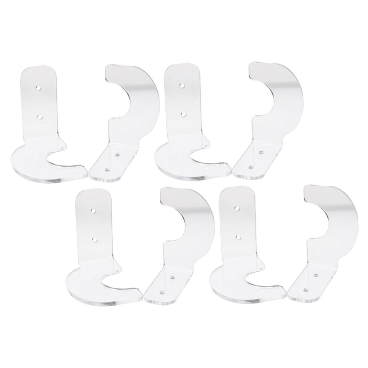 balacoo Wall Mounted Bat Holder Durable Softball Baseball Bat Display Rack Horizontal Storage for Hockey Sticks Game Memorabilia Easy Installation Sturdy Design