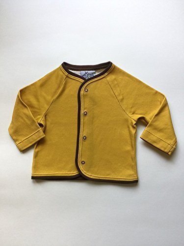 mustard baby cardigan