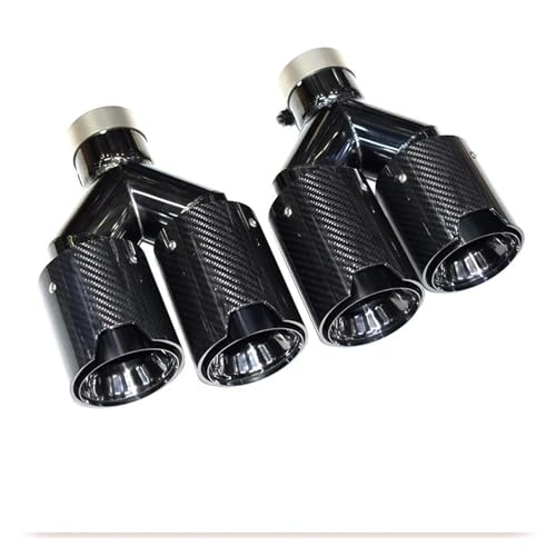 Tuyau d'échappement pour BMW double embout carbone silencieux universel