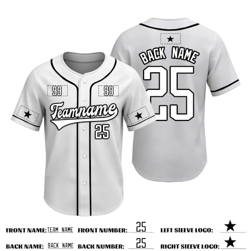 Camiseta de béisbol personalizada totalmente personalizable con colores, nombre, número y logo para hombres, mujeres y jóvenes miniatura 5