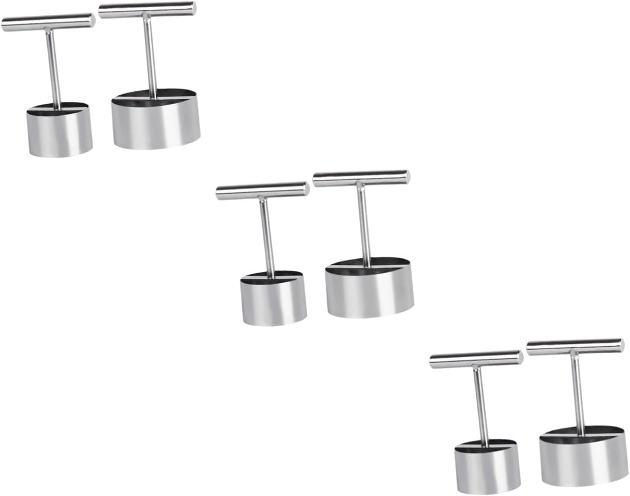 6pcs Metal Fruit Corer Tool Ergonomic Core Removal Gadget for Pears and Essential Kitchen Supply for for Home Cooking and Baking
