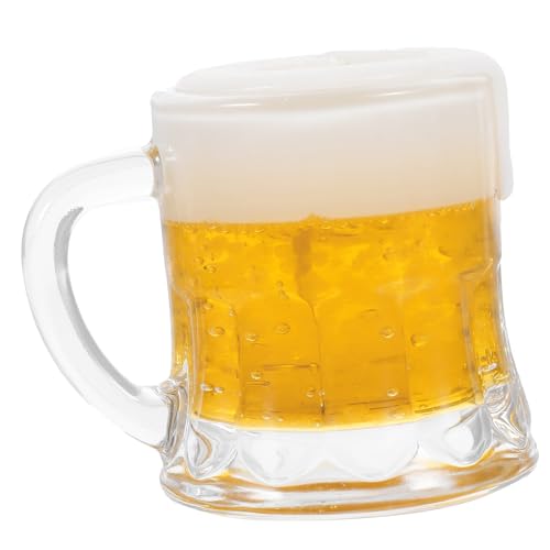 Vaso de cerveza de cera mini adorno seguro que soluciona la falta de estilo en barras de clubs