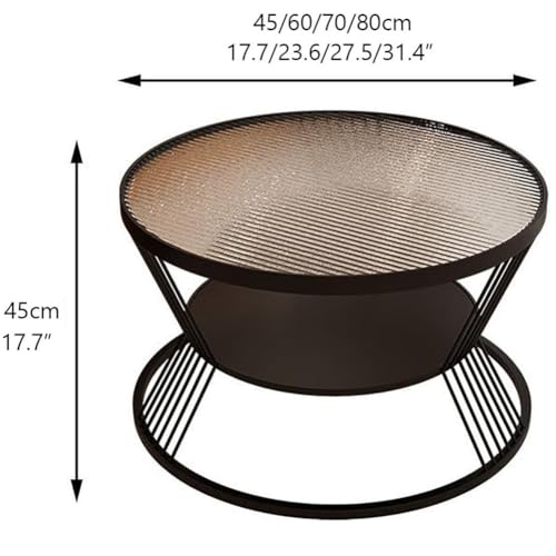 Table basse ronde moderne idéale pour optimiser les petits espaces - 5