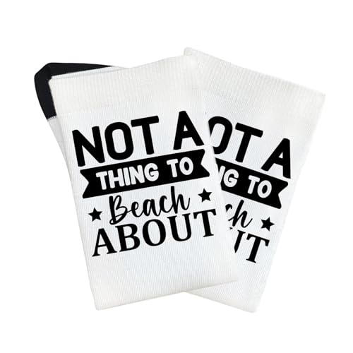 Not A Thing To Beach About Half Calf Sock For Son