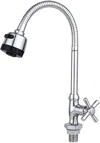 Torneira de Cozinha com Bica Flexível e Arejador Duplo – Torneira Misturador