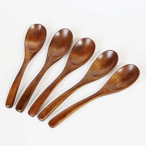 食洗機対応 食器洗浄機対応 ピラフスプーン 漆塗り 5本 セット 木製 天然木 大きい 木のスプーン 17.5cm