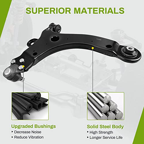 image for AUTOSAVER88 -Control Arm Kit Compatible with 1997-2009 Buick Century/R