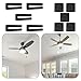UPKOCH 5 Sets Accessories set adhesive fan balance weights balance piece fan balance tool ceiling fan balancing Metal Epoxy ceiling fan metal fans