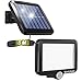 SHUXAG Luce Solare Led Esterno 56 Faretto Led da Esterno IP65 Impermeabile Faretto Led da Esterno con Sensore di Movimento angolo di illuminazione di 120°(cavo 16,5 ft)