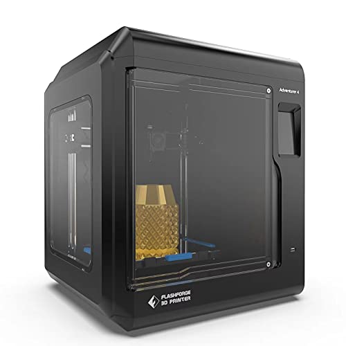 FLASHFORGE Imprimante 3D Adventurer 4, nivellement Automatique, buse Amovible Haute tempÃ©rature, Impression Rapide en WiFi Cloud, camÃ©ra HD intÃ©grÃ©e et Filtre Ã  air HEPA13.