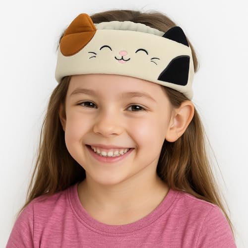 Image of Squishmallows Cam the Cat Plush Headband – Super Soft & Comfortable Hair Accessory for Kids and Adults