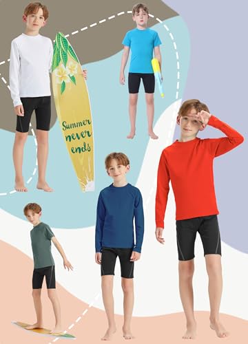 Image of MIVEI Toddlers Full Zip Up UV Rash Guard SPF Swim Shirts - Baby Boys Girls Long Sleeve Sun Protection Shirts Quick Dry UPF50+