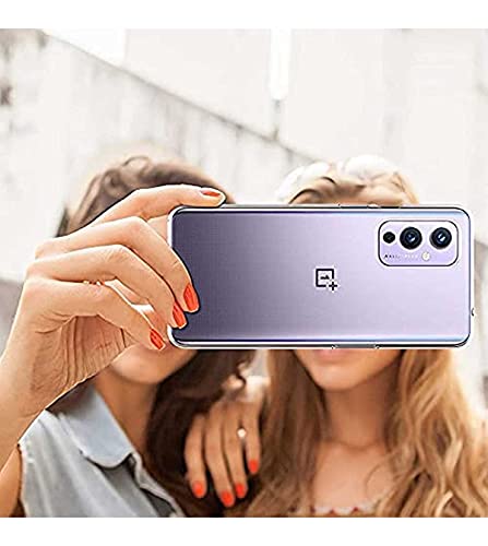 Image of Soft Flexible Silicone Back Cover Compatible with OnePlus 9, Transparent Case + Screen Guard
