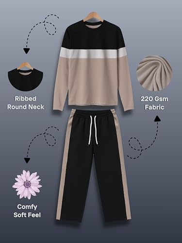 Image of Men Co-Ord Set Cotton | Loose Fit Premium Fabric (Set of 2 | 180 GSM | 3TFS+Lower CS1)