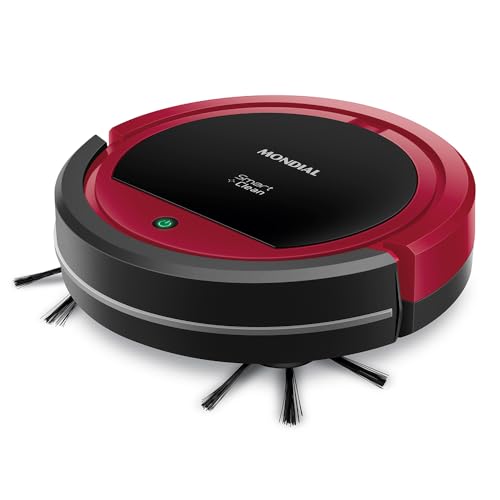 Robô Aspirador de Pó Fast Smart Clean, Mondial, Preto/Vermelho, 30W, Bivolt - RB-07