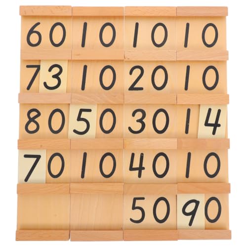 Gadpiparty Montessori Mathe-Spielzeug Seguin Lernbrett Mit Farbperlen Für Kinder Frühkindliche Vorschulausbildung Mathe Lehrmittel Zur Förderung Von Zählen Und Feinmotorik