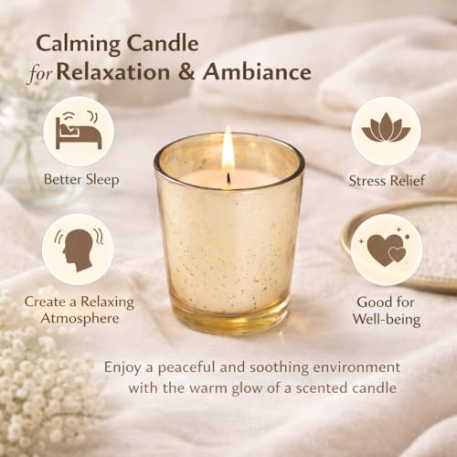 Image of Hosley Set of 12 Gold Mercury Filled Glass Votive Candles. Ideal Gift for Weddings, Bridal Showers, Parties, Home Decor, and Special Events