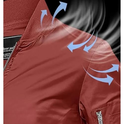 Image of MIA FASHION Jacket for Men Winter Wear Full Sleeves Jacket | Zipper Lightweight Jacket | Casual Bomber Regular Fit