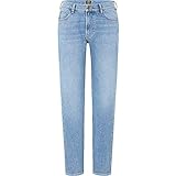 Lee Hombre Rider Contrast Jeans Vaqueros, Mid Soho, 33W / 34L