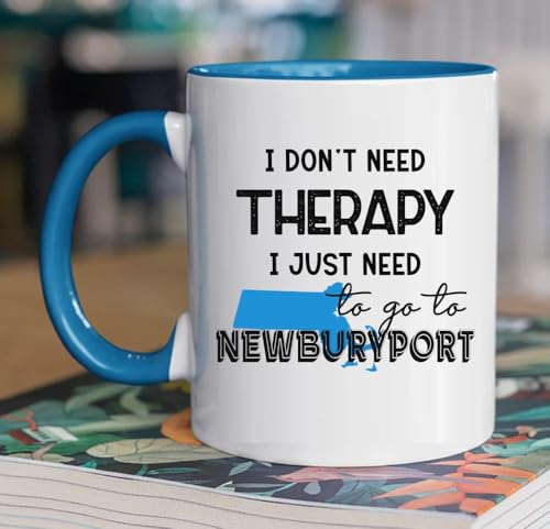 I Don’t Need Therapy Coffee Mug - Newburyport MA Souvenir