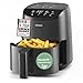 COSORI Heißluftfritteuse klein 2L, Mini-Airfryer für 1 Person, ideal für Camping, Reisen und Wohnmobile, schnell, kompakt, ohne Öl, energiesparend, Helles Schwarz, Dunkelgrau