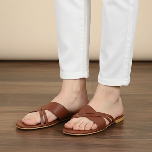 Image of IndieStide Heel Casual Flip Flops Slippers For Girls Women, Comfortable cushioned Chappals