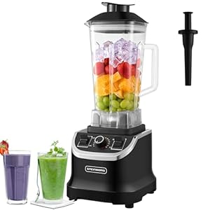 Hochleistungsmixer Professioneller Standmixer 2L BPA Frei Smoothie Maker Gastro Universalmixer Power Profi Mixer Küchenmixer Blender Multifunktionsmixer Multi Zerkleinerer 1.500W 28.000 U/min.