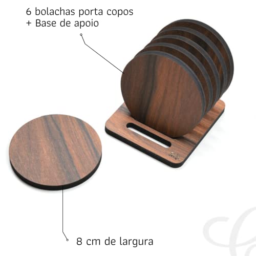 Porta copo para mesa bolacha porta copo de cerveja chope