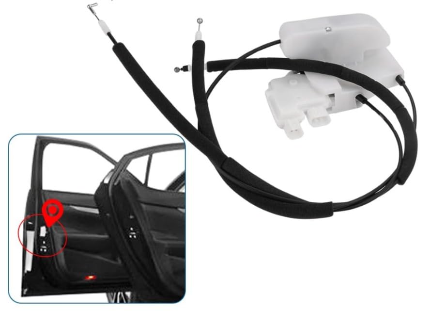 Image of Power Door Lock Actuator with Latch Assembly Fits for 2005-2021 Nissan Frontier 2005-2012 Pathfinder 2005-2015 Xterra Front Right(Passenger Side), Replaces OEM 80500-EA000, 80500-ZP70A 72334