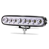 X-STYLE 40W LED作業灯 広角 狭角 兼用 一体型 LEDワークライト 8連 防水・防塵・長寿命・防振・耐衝撃 フォグランプ 汎用 車外灯 農業機械 現場作業 船舶 倉庫作業 照明 12V 24V兼用 バイク フォグランプ スポットライト ホワイト (2)
