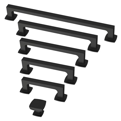 Franklin Brass Parow (1-Pack) Cabinet Handles 8-13/16" Hole to Hole Matte Black Kitchen Cabinet Pulls Drawer Handles Cabinet Hardware Dresser Drawer Pulls P41774K-FB-C by Franklin Brass - Image 3