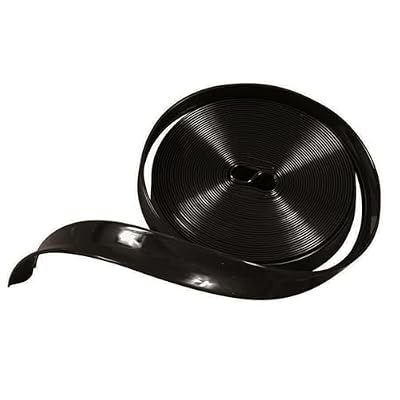 Camco 25212 Vinyl Trim Insert (1" x 100', Black)