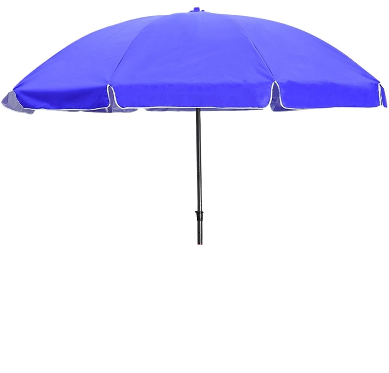 Parasol Tarasowy Przenośny Parasol Plażowy Osłona Przeciwsłoneczna Na Patio Plaży Ogród Świeżym Powietrzu Tarasie Basen Bez Podstawy Zewnątrz(Blue,2.4m)