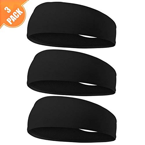 EasYoung Headbands for Men, 6/3/2 Pack Sweat Bands Headbands Men's Sport Cooling Headbands