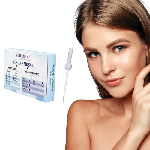 Biotouch 3 Prong Round Needles 20/Box Permanent Makeup Deluxe Mosaic Machine #TOP3