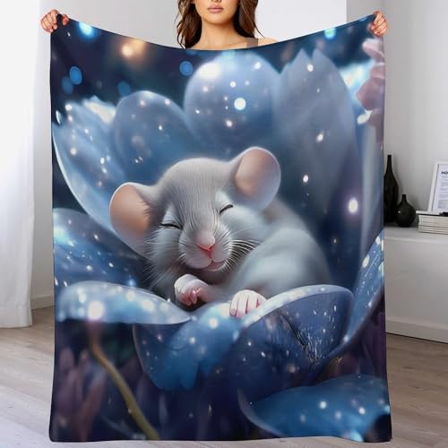 Couverture canapé souris moelleuse contre le froid hiver - 2