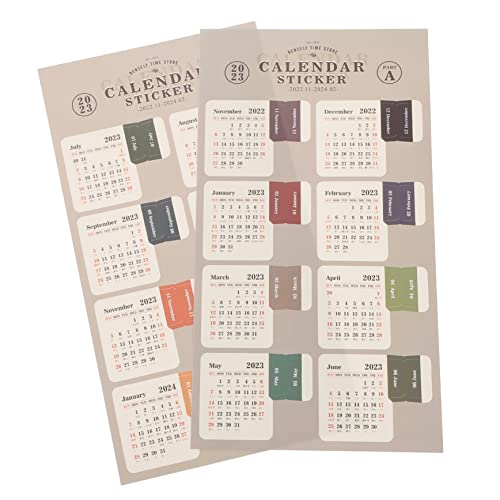 5 セット年用日?インデックスシール スケジュール に 適な タブステ