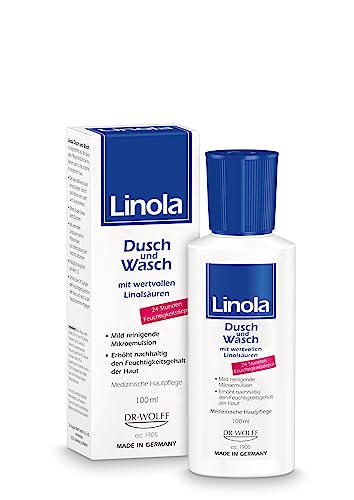 Linola Dusch und Wasch, 1 x 100 ml - für trockene oder zu Neurodermitis neigende Haut