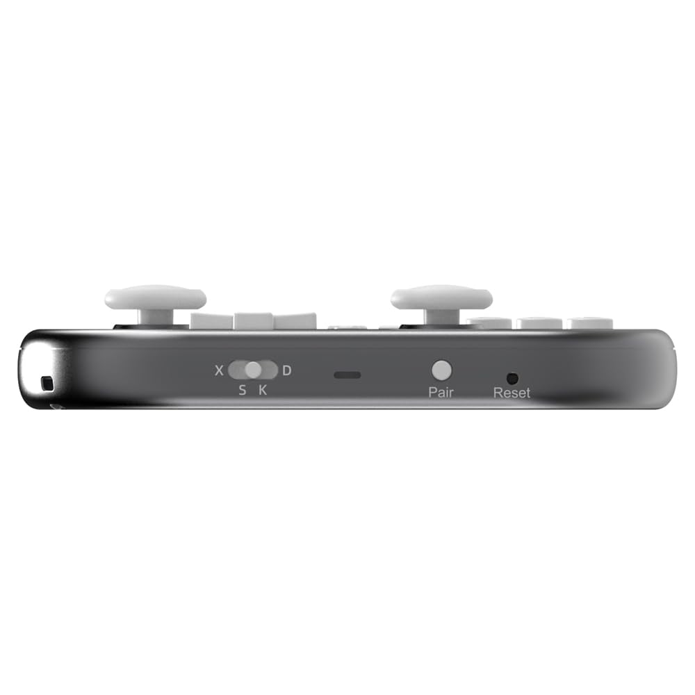 ShanWan Mini manette sans fil pour Switch, PC, iOS, Android, prend en charge le mode clavier pour iPad Procreate (argent)