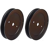 Set of 2 Spindle Pulleys Fits Craftsman 42' & 46' Decks 197473 195945 AYP