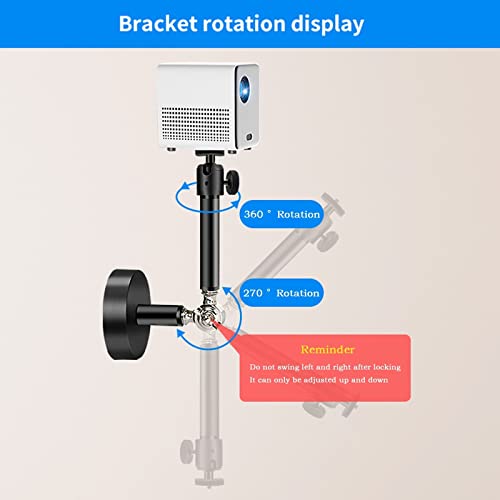 Support de projecteur mural en suspension avec structure rotative premium - 5
