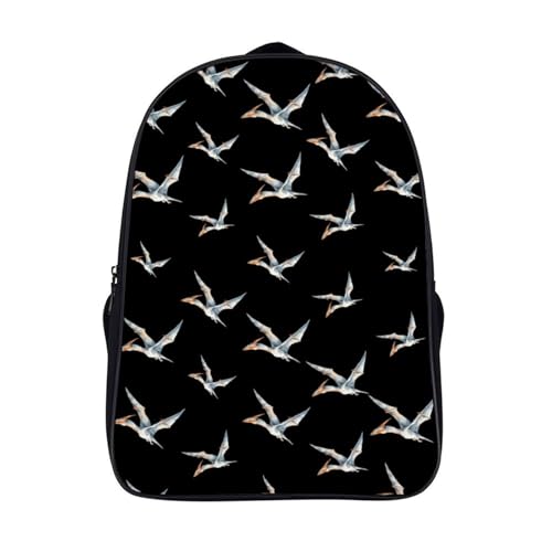 Pterodactyl Dinosaur Funny 16 Inch Backpack for Men Women Casual Daypack with 2 Compartment for Travel Work
