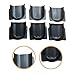 Yiju 6Pcs Gully Boots Rubber Maintenance Reducing Impact Easy to Use Smoothly Wear Resistant Replacement Pool Table Accessories