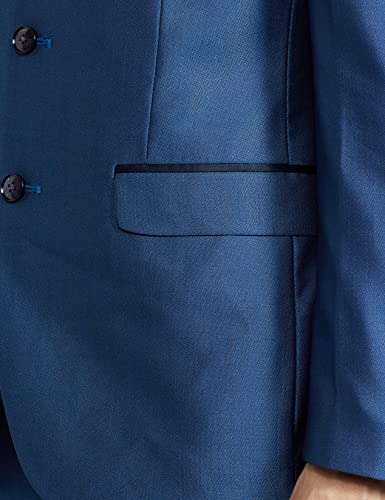 Image of Raymond Rayon Men's Full Sleeve Contemporary FIT Medium Blue Formal Suit