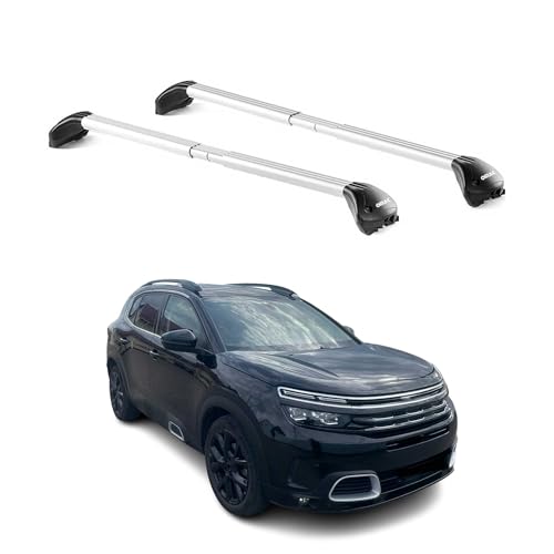 Barres de toit Citroën C5 Aircross résout le manque de coffre charge 100 kg verrouillable OMAC